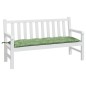Gartenbank-Auflage Blattmuster 150x50x7 cm Oxford-Gewebe Gartenbank-Auflage Blattmuster 150x50x7 cm Oxford-Gewebe