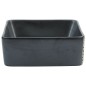 vidaXL Aufsatzwaschbecken Schwarz Rechteckig 46x35,5x13cm Keramik vidaXL Aufsatzwaschbecken Schwarz Rechteckig 46x35,5x13cm Keramik