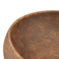 vidaXL Aufsatzwaschbecken Braun Oval 59x40x15 cm Keramik vidaXL Aufsatzwaschbecken Braun Oval 59x40x15 cm Keramik