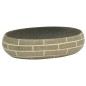 vidaXL Aufsatzwaschbecken Mehrfarbig Oval 59x40x15 cm Keramik vidaXL Aufsatzwaschbecken Mehrfarbig Oval 59x40x15 cm Keramik