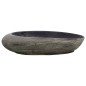 vidaXL Aufsatzwaschbecken Lila und Grau Oval 59x40x14 cm Keramik vidaXL Aufsatzwaschbecken Lila und Grau Oval 59x40x14 cm Keramik