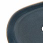 vidaXL Aufsatzwaschbecken Sandfarben Blau Oval 59x40x14 cm Keramik vidaXL Aufsatzwaschbecken Sandfarben Blau Oval 59x40x14 cm Keramik