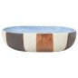 vidaXL Aufsatzwaschbecken Mehrfarbig Oval 59x40x14 cm Keramik vidaXL Aufsatzwaschbecken Mehrfarbig Oval 59x40x14 cm Keramik
