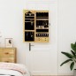 Schmuckschrank mit Spiegel Wandmontage 37,5x10x90 cm Schmuckschrank mit Spiegel Wandmontage 37,5x10x90 cm