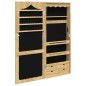 Schmuckschrank mit Spiegel Wandmontage 37,5x10x90 cm Schmuckschrank mit Spiegel Wandmontage 37,5x10x90 cm