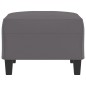 vidaXL Fußhocker Grau 70x55x41 cm Kunstleder vidaXL Fußhocker Grau 70x55x41 cm Kunstleder