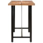 vidaXL Bartisch 150x70x107 cm Massivholz Akazie und Eisen vidaXL Bartisch 150x70x107 cm Massivholz Akazie und Eisen