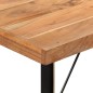 vidaXL Bartisch 150x70x107 cm Massivholz Akazie und Eisen vidaXL Bartisch 150x70x107 cm Massivholz Akazie und Eisen
