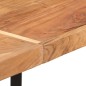 vidaXL Bartisch 150x70x107 cm Massivholz Akazie und Eisen vidaXL Bartisch 150x70x107 cm Massivholz Akazie und Eisen