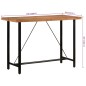 vidaXL Bartisch 150x70x107 cm Massivholz Akazie und Eisen vidaXL Bartisch 150x70x107 cm Massivholz Akazie und Eisen