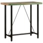 vidaXL Bartisch 110x55x107 cm Altholz Massiv und Eisen vidaXL Bartisch 110x55x107 cm Altholz Massiv und Eisen
