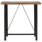vidaXL Bartisch 110x55x107 cm Altholz Massiv und Eisen vidaXL Bartisch 110x55x107 cm Altholz Massiv und Eisen