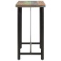 vidaXL Bartisch 110x55x107 cm Altholz Massiv und Eisen vidaXL Bartisch 110x55x107 cm Altholz Massiv und Eisen