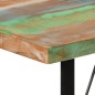 vidaXL Bartisch 110x55x107 cm Altholz Massiv und Eisen vidaXL Bartisch 110x55x107 cm Altholz Massiv und Eisen