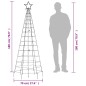 vidaXL LED-Weihnachtsbaum mit Erdspießen 220 LEDs Warmweiß 180 cm vidaXL LED-Weihnachtsbaum mit Erdspießen 220 LEDs Warmweiß 180 cm