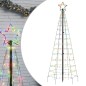 vidaXL LED-Weihnachtsbaum mit Erdspießen 220 LEDs Mehrfarbig 180 cm vidaXL LED-Weihnachtsbaum mit Erdspießen 220 LEDs Mehrfarbig 180 cm