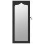 Schmuckschrank mit Spiegel Wandmontage Schwarz 37,5x10x90 cm Schmuckschrank mit Spiegel Wandmontage Schwarz 37,5x10x90 cm