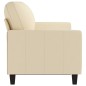 vidaXL 3-Sitzer-Sofa Creme 180 cm Stoff vidaXL 3-Sitzer-Sofa Creme 180 cm Stoff