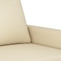 vidaXL 3-Sitzer-Sofa Creme 180 cm Stoff vidaXL 3-Sitzer-Sofa Creme 180 cm Stoff