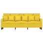 vidaXL 3-Sitzer-Sofa Hellgelb 180 cm Stoff vidaXL 3-Sitzer-Sofa Hellgelb 180 cm Stoff