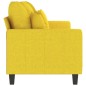 vidaXL 3-Sitzer-Sofa Hellgelb 180 cm Stoff vidaXL 3-Sitzer-Sofa Hellgelb 180 cm Stoff