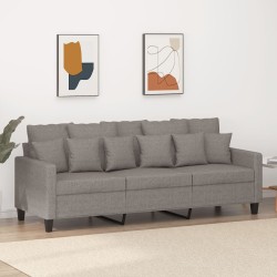vidaXL 3-Sitzer-Sofa Taupe 180 cm Stoff