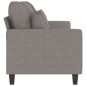 vidaXL 3-Sitzer-Sofa Taupe 180 cm Stoff vidaXL 3-Sitzer-Sofa Taupe 180 cm Stoff