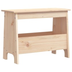 vidaXL Flurbank 60x28x45 cm Massivholz Kiefer