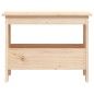 vidaXL Flurbank 60x28x45 cm Massivholz Kiefer vidaXL Flurbank 60x28x45 cm Massivholz Kiefer