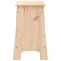 vidaXL Flurbank 60x28x45 cm Massivholz Kiefer vidaXL Flurbank 60x28x45 cm Massivholz Kiefer
