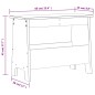 vidaXL Flurbank 60x28x45 cm Massivholz Kiefer vidaXL Flurbank 60x28x45 cm Massivholz Kiefer