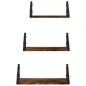 vidaXL 3-tlg. Wandregal-Set Räuchereiche Holzwerkstoff vidaXL 3-tlg. Wandregal-Set Räuchereiche Holzwerkstoff