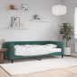vidaXL Tagesbett mit Matratze Dunkelgrün 100x200 cm Samt vidaXL Tagesbett mit Matratze Dunkelgrün 100x200 cm Samt