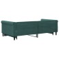 vidaXL Tagesbett Ausziehbar Dunkelgrün 100x200 cm Samt vidaXL Tagesbett Ausziehbar Dunkelgrün 100x200 cm Samt