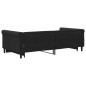 vidaXL Tagesbett Ausziehbar Schwarz 100x200 cm Samt vidaXL Tagesbett Ausziehbar Schwarz 100x200 cm Samt