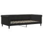 vidaXL Tagesbett Ausziehbar Schwarz 100x200 cm Samt vidaXL Tagesbett Ausziehbar Schwarz 100x200 cm Samt