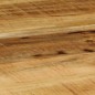 vidaXL Couchtisch Oval Raues Mango-Massivholz und Stahl 100 cm vidaXL Couchtisch Oval Raues Mango-Massivholz und Stahl 100 cm