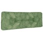 Palettenkissen Blattmuster 120x40x12 cm Stoff Palettenkissen Blattmuster 120x40x12 cm Stoff