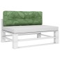 Palettenkissen Blattmuster 120x40x12 cm Stoff Palettenkissen Blattmuster 120x40x12 cm Stoff