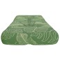 Palettenkissen Blattmuster 120x40x12 cm Stoff Palettenkissen Blattmuster 120x40x12 cm Stoff