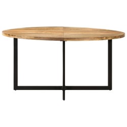 vidaXL Esstisch 150x75 cm Massivholz Mango