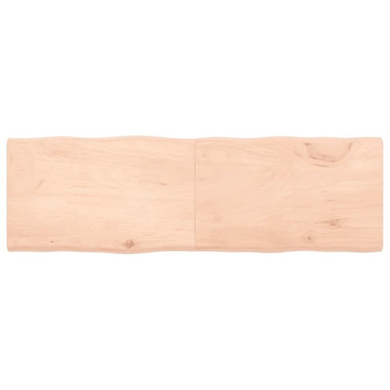 vidaXL Tischplatte 160x50x4 cm Massivholz Eiche Unbehandelt Baumkante vidaXL Tischplatte 160x50x4 cm Massivholz Eiche Unbehandelt Baumkante