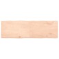 vidaXL Tischplatte 160x50x4 cm Massivholz Eiche Unbehandelt Baumkante vidaXL Tischplatte 160x50x4 cm Massivholz Eiche Unbehandelt Baumkante