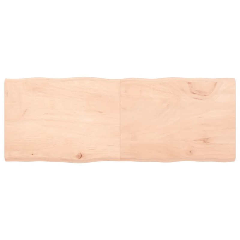 vidaXL Tischplatte 160x60x4 cm Massivholz Eiche Unbehandelt Baumkante vidaXL Tischplatte 160x60x4 cm Massivholz Eiche Unbehandelt Baumkante