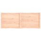 vidaXL Tischplatte 160x60x4 cm Massivholz Eiche Unbehandelt Baumkante vidaXL Tischplatte 160x60x4 cm Massivholz Eiche Unbehandelt Baumkante