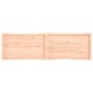 vidaXL Tischplatte 180x50x4 cm Massivholz Eiche Unbehandelt Baumkante vidaXL Tischplatte 180x50x4 cm Massivholz Eiche Unbehandelt Baumkante