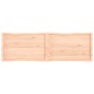 vidaXL Tischplatte 200x60x6 cm Massivholz Eiche Unbehandelt Baumkante vidaXL Tischplatte 200x60x6 cm Massivholz Eiche Unbehandelt Baumkante