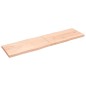 vidaXL Tischplatte 220x60x6 cm Massivholz Eiche Unbehandelt Baumkante vidaXL Tischplatte 220x60x6 cm Massivholz Eiche Unbehandelt Baumkante
