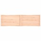 vidaXL Tischplatte 220x60x6 cm Massivholz Eiche Unbehandelt Baumkante vidaXL Tischplatte 220x60x6 cm Massivholz Eiche Unbehandelt Baumkante