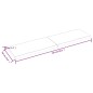 vidaXL Tischplatte 220x60x6 cm Massivholz Eiche Unbehandelt Baumkante vidaXL Tischplatte 220x60x6 cm Massivholz Eiche Unbehandelt Baumkante